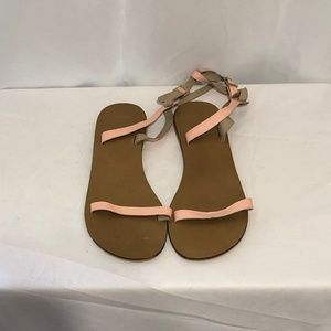 NWOT Size 8 ASOS Ankle Wrap Sandals